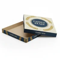 خرید و قیمت جعبه پیتزا دو نفره دو تکه