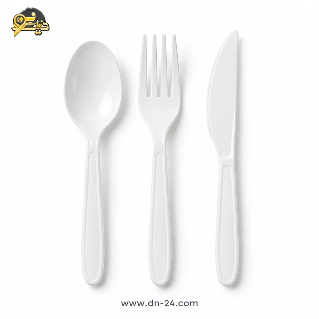 قاشق، چنگال و کارد یکبار مصرف